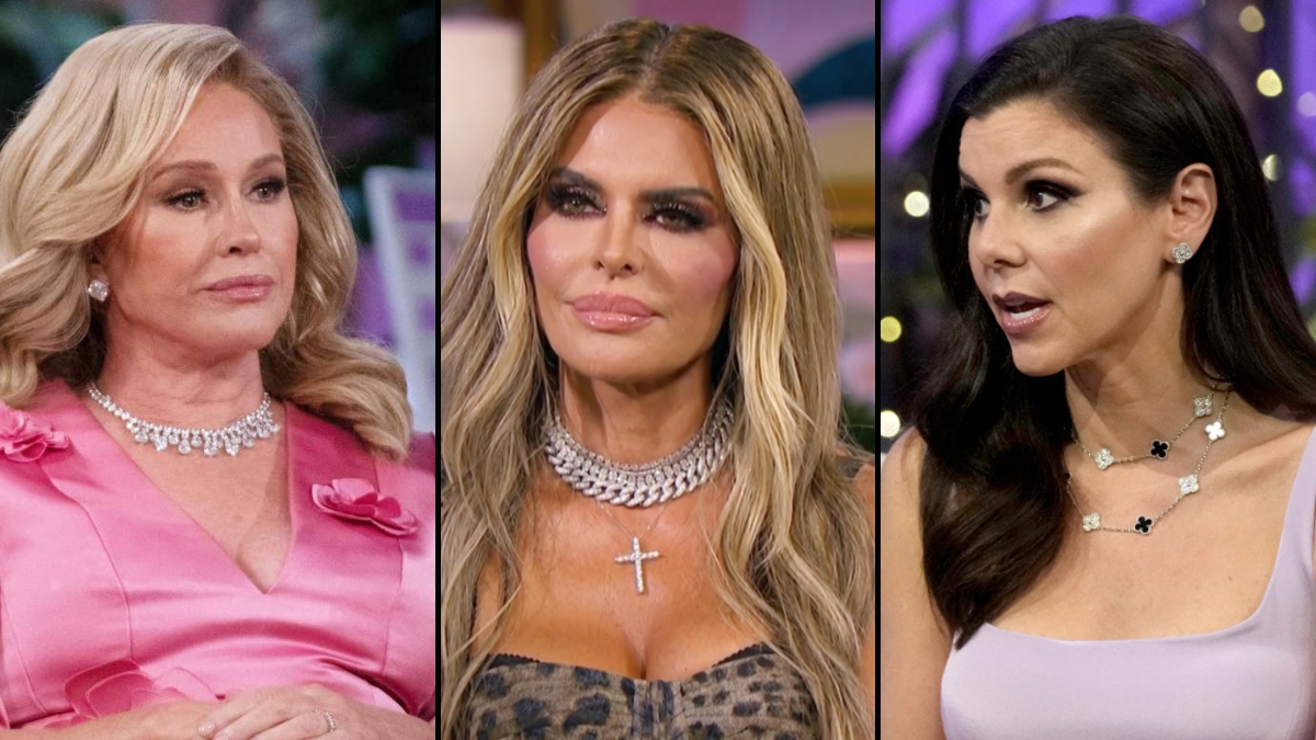 Lisa Rinna, Kathy Hilton, RHOBH, RHOBH Reunion, Real Housewives of Beverly Hills, Heather Dubrow